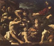 Giovanni Francesco Barbieri Called Il Guercino The Raising of Lazarus (mk05) France oil painting artist